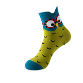 Creative Owl Print Socks